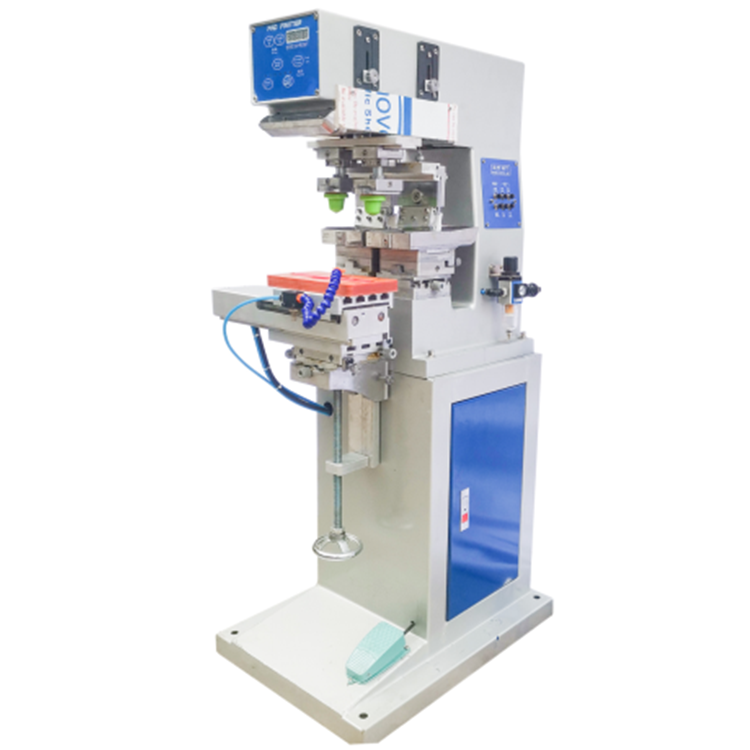 Two-color pad printing machine 