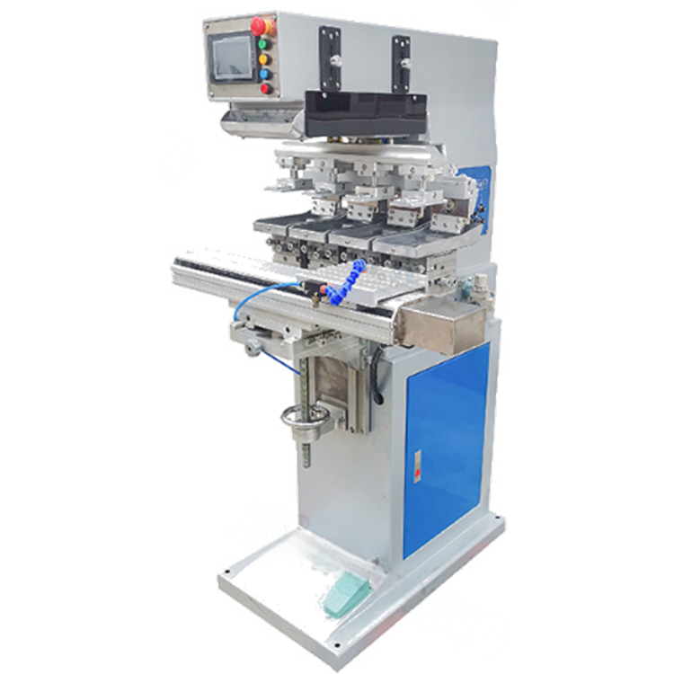 Four color pad printing machine