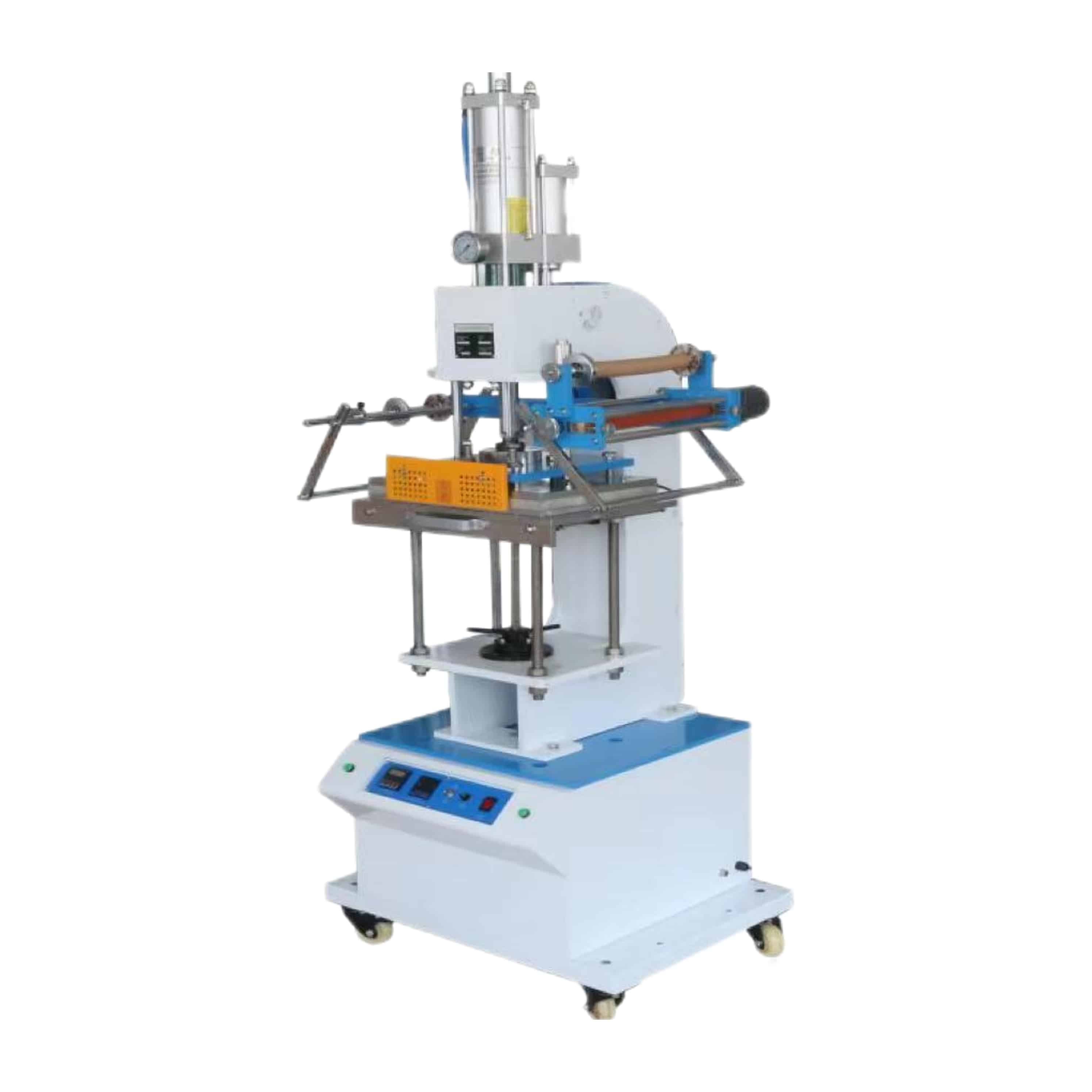 Pressurized cylinder hot stamping machine